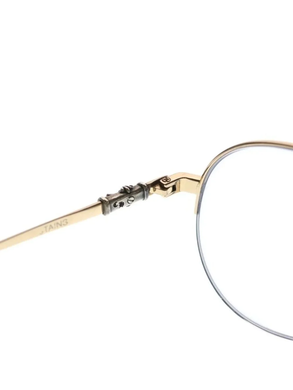 Chrome Hearts Teardrop CH Cross Temple Sunglasses Eyewear Gold Silver